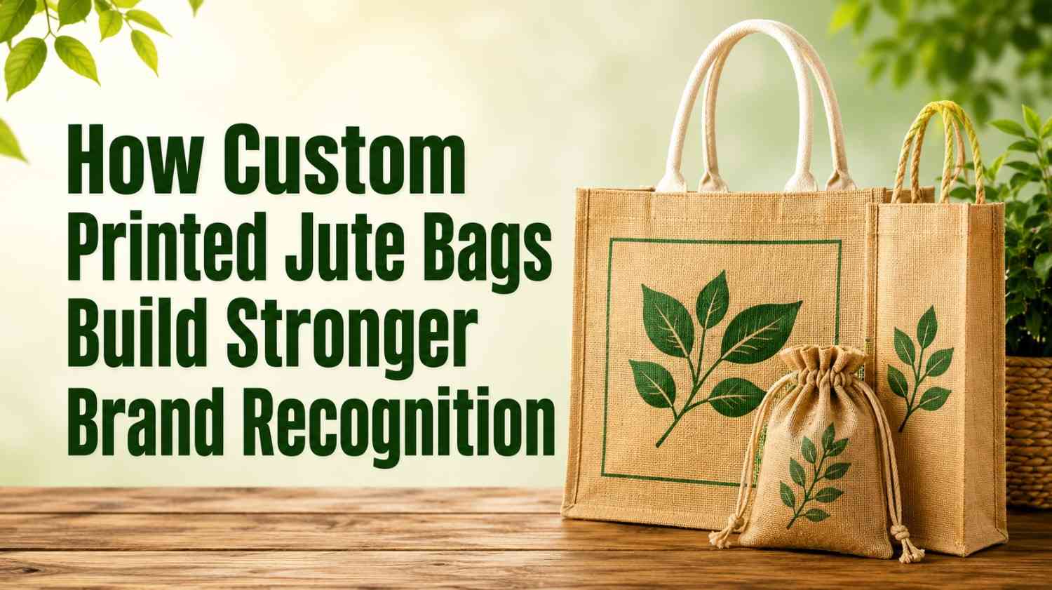 How Custom Printed Jute Bags Build Stronger Brand Recognition