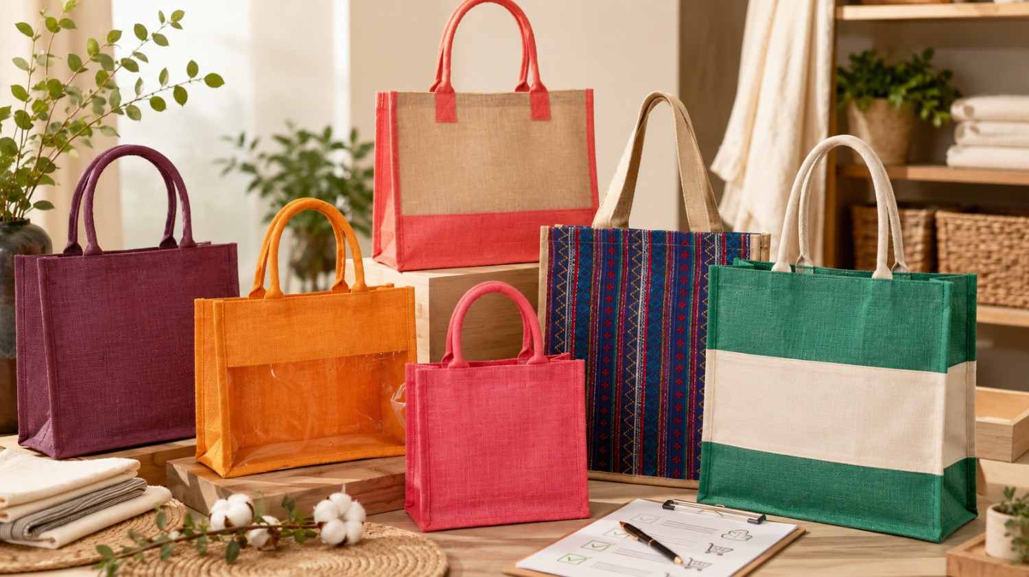 Jute Tote Bags for Retailers Benefits Uses and Buying Guide